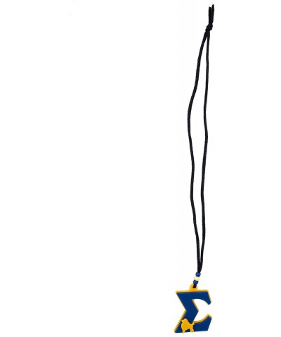 Sigma Gamma Rho MED-A Acrylic Greek Symbol Medallion 16 Inch Long Tiki Necklace $13.18 Necklaces