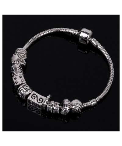 Tibetan Silver Color Loose Charm Beads and 1pcs European Charm Bracelet 8.3 Inch 100 Pcs Model-bra-7 $8.08 Beading & Jewelry ...