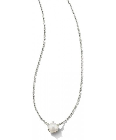 Ashton Pendant Necklace in White Pearl, Fashion Jewelry for Women RHODIUM - WHITE PEARL $28.60 Necklaces