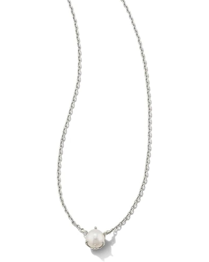 Ashton Pendant Necklace in White Pearl, Fashion Jewelry for Women RHODIUM - WHITE PEARL $28.60 Necklaces