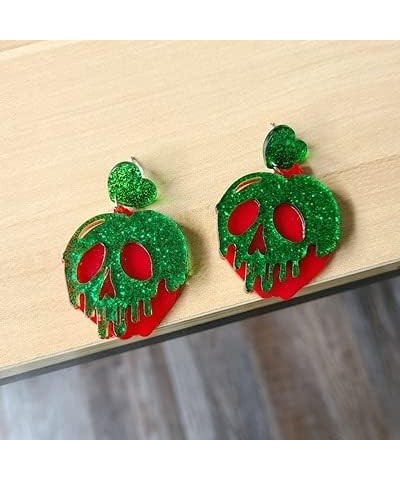 Halloween Theme Earrings Funny Acrylic Cartoon Pumpkin Ghost Skull Bat Dangle Earrings Creative Nightclub Spider Witch Jewelr...