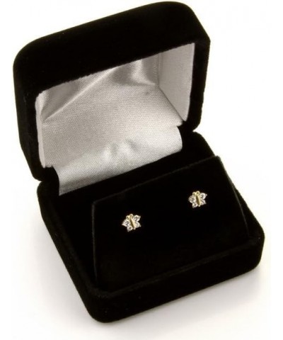 14k Yellow OR White Gold Infinity Stud Earrings with Screw Back White Gold $32.86 Earrings