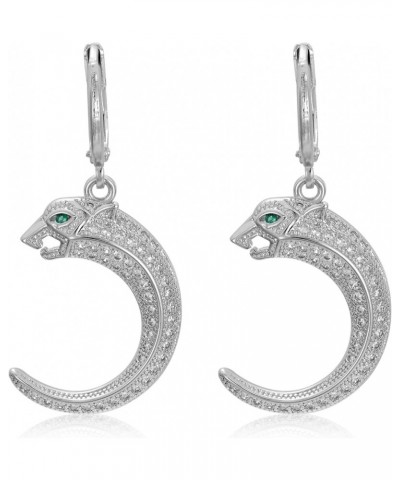 Cubic Zirconia Dangle Earrings for Women Angel/Heart/Animal Huggie Hoop Earrings Pave CZ Hypoallergenic Earrings Jewelry Vale...