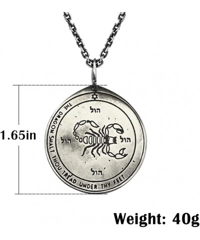 Key of Solomon Pendant Necklace, Fifth Pentacle of Mars Pendant $10.29 Necklaces