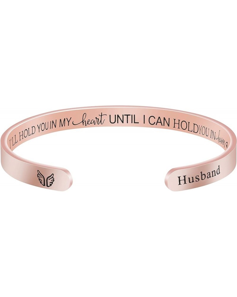 ???????? ???????? for Women In Memory of Jewelry Gift Sympathy Remembering Loss of One You Loved Cuff Bracelets Rose gold cuf...