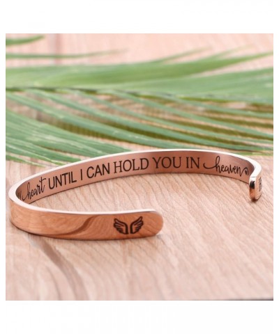 ???????? ???????? for Women In Memory of Jewelry Gift Sympathy Remembering Loss of One You Loved Cuff Bracelets Rose gold cuf...