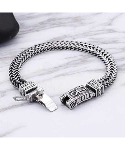 gyptian Ankh Symbol Of Life Charm Cross Bracelets For Men Women Stainless Steel Biker Mesh Linking Chain Bracelet Jewelry Sil...