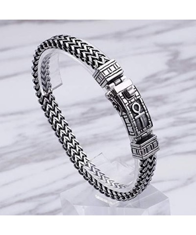 gyptian Ankh Symbol Of Life Charm Cross Bracelets For Men Women Stainless Steel Biker Mesh Linking Chain Bracelet Jewelry Sil...