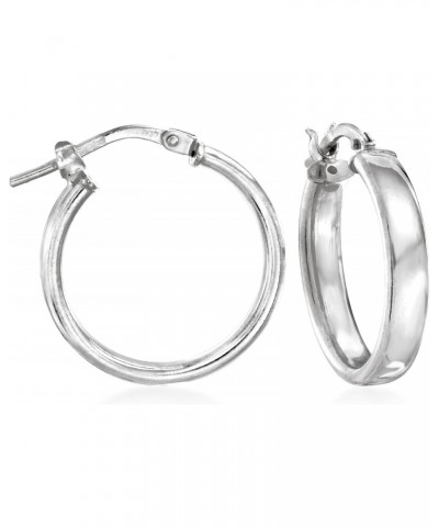 Italian Sterling Silver Jewelry Set: 3 Pairs Of Hoop Earrings $41.60 Earrings