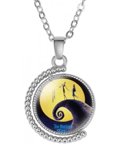 Halloween Nightmare before Christmas Horror Necklace, Jack Sally Zero The Dog Oogie Boogi Pendant for Girls Women and Men 2 $...