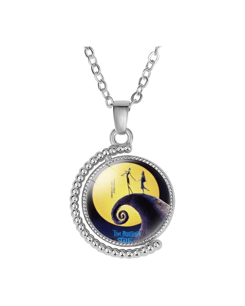 Halloween Nightmare before Christmas Horror Necklace, Jack Sally Zero The Dog Oogie Boogi Pendant for Girls Women and Men 2 $...