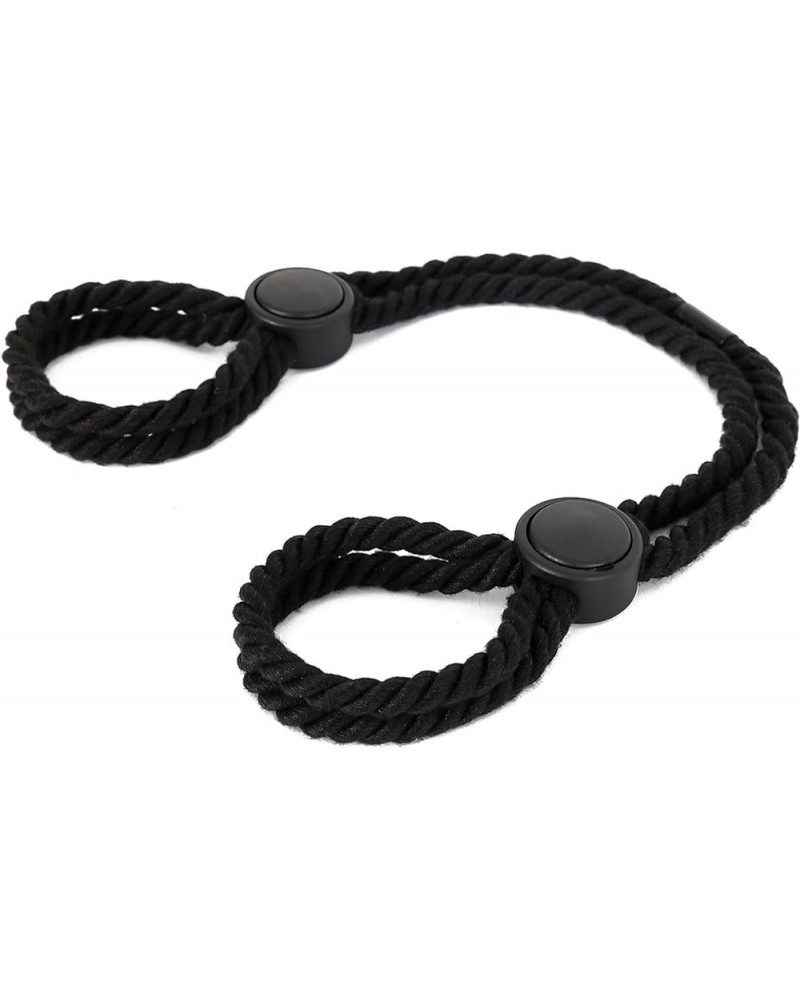 Adjustable Rope Bracelets Anklets for Women Rope Body Chains Cool Handcuff Bracelets Non-Piercing Body Jewelry Gift Black $8....