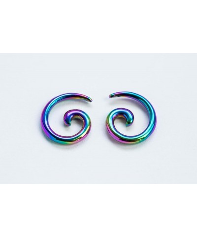 Stainless Steel Spiral Tapers, Sold as a Pair 4mm (6GA) Gold Tone $10.46 Body Jewelry