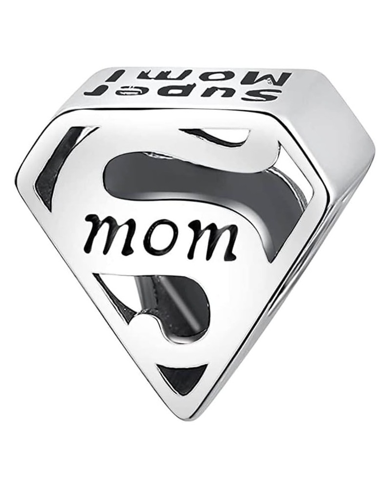 Family Love Mother Daughter Grandma Charm 925 Sterling Silver fits Bracelets Necklace Pendant Bead Charms Jewelry Gift for Wo...