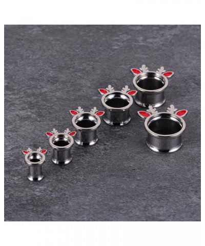 1 Pair Stainless Steel Ear Tunnels Cute Piercing Animal-shaped Ear Gauges 2g(6mm) to 16mm. S8548G 5/8"(16mm) $9.74 Body Jewelry