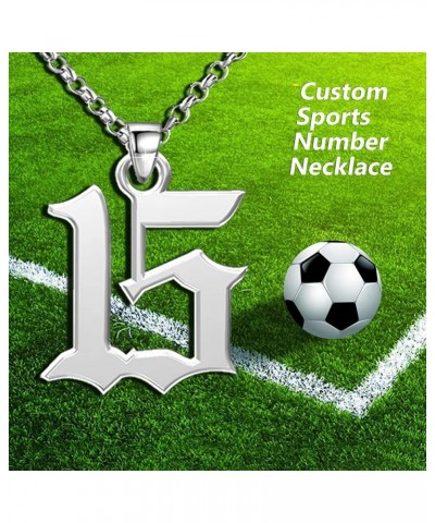 Name Necklace Personalized Number Necklace Infinity Constellation Nurse Basketball Soccer Ball Baseball Football Necklace 925...