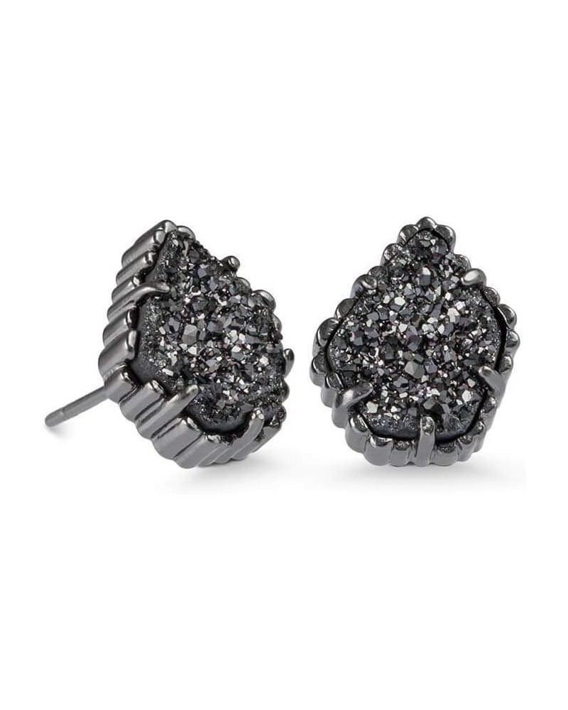 Tessa Stud Earrings for Women, Fashion Jewelry GUNMETAL - BLACK DRUSY $34.50 Earrings