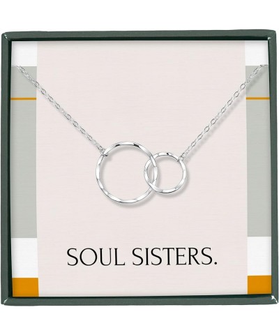 Friendship Gifts For Women Friends, Best Friend Birthday Gifts, Soul Sisters Friendship Necklace, Unbiological Sisters Neckla...