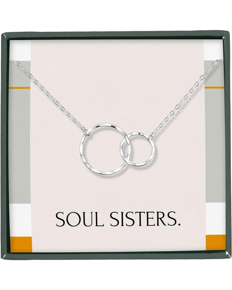 Friendship Gifts For Women Friends, Best Friend Birthday Gifts, Soul Sisters Friendship Necklace, Unbiological Sisters Neckla...