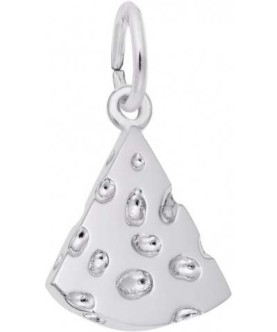 Cheese Slice Charm, Charms for Bracelets and Necklaces Sterling Silver $25.34 Bracelets