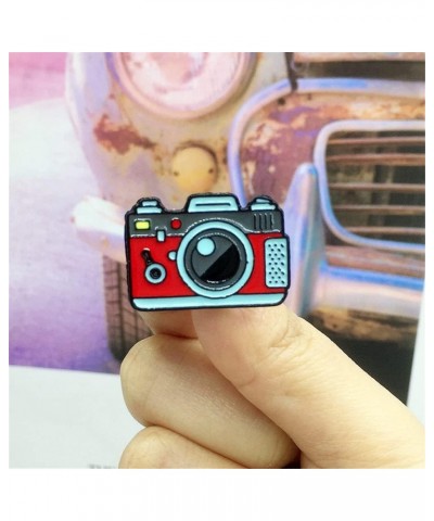 3pcs Cute Camera Brooches for Women Girls Best Friends Fashion Colorful Enameled Lapel Pins Dress Suit Scarft Accessories Bad...