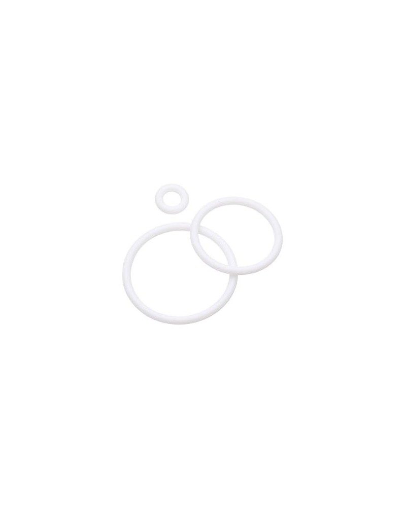 Hypo-Allergenic Replacement Silicone O-Ring (Pack of 10) 8g White $8.47 Body Jewelry