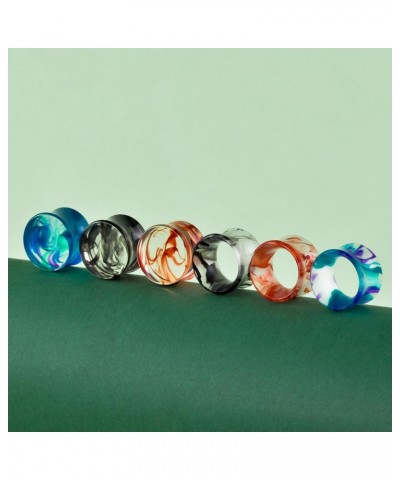 Acrylic Ear Gauges Color Ear Tunnels Stretching Kit Plugs Expander Mix Set 1/2"(12mm) Style 4 $11.18 Body Jewelry