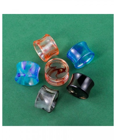 Acrylic Ear Gauges Color Ear Tunnels Stretching Kit Plugs Expander Mix Set 1/2"(12mm) Style 4 $11.18 Body Jewelry