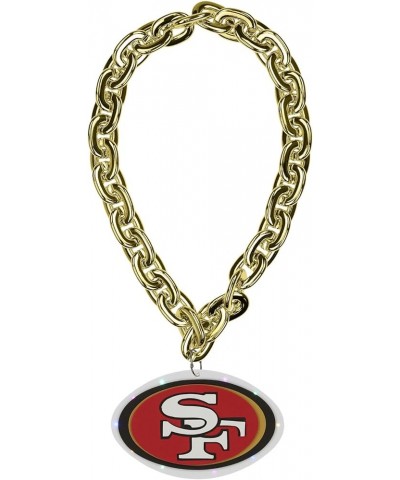 NFL Unisex-Adult NFL Team Logo Fan Team Light Up Chain San Francisco 49ers Big Logo $20.08 Necklaces