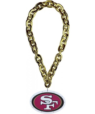 NFL Unisex-Adult NFL Team Logo Fan Team Light Up Chain San Francisco 49ers Big Logo $20.08 Necklaces