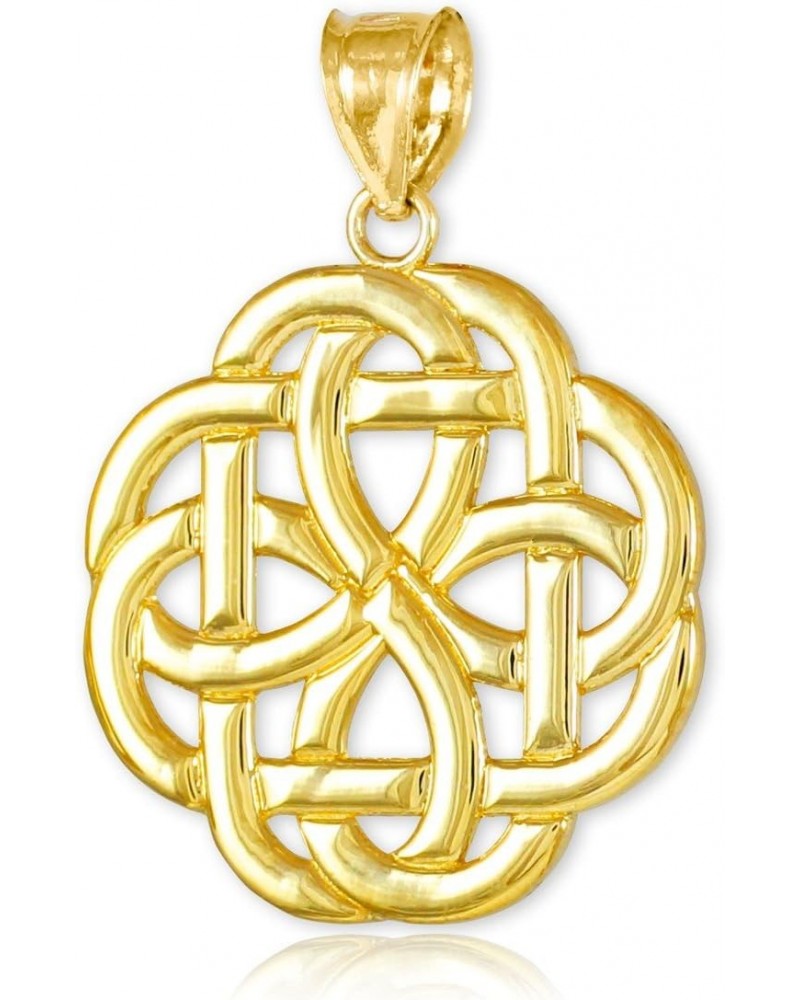 14k Gold Triquetra Celtic Trinity Pendant $102.60 Pendants