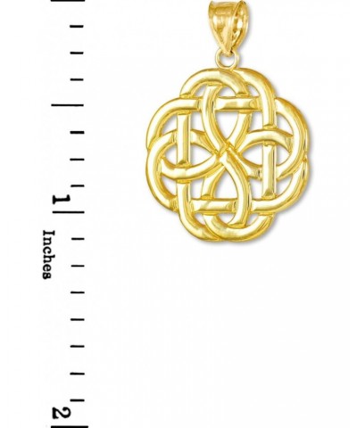 14k Gold Triquetra Celtic Trinity Pendant $102.60 Pendants