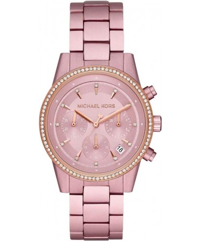 Ritz Women's Watch, Stainless Steel and Pavé Crystal Watch for Women Pink $78.30 Earrings