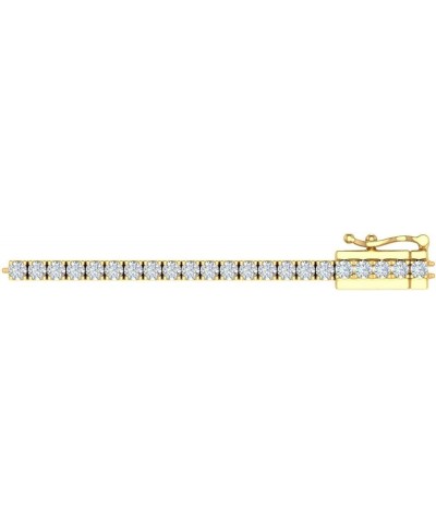 2 Carat Diamond Tennis Bracelet in 10K Gold or 950 Platinum (7.5 Inch) Yellow Gold $497.25 Bracelets