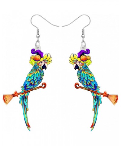 Cute Acrylic Macaw Parrot Earrings Dangle Charms Jimmy Buffett Accessories for Women Girls Summer Animals Jewelry Gifts Hallo...