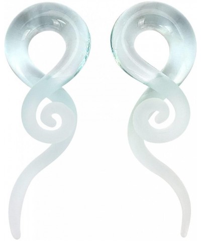 Glass Spiral Plugs 2pcs Ear Twist Gauges Tapers Stretchers Expander Body Piercing Gauges 4g 2g 0g 00g Clear 4g(5mm) $6.50 Bod...