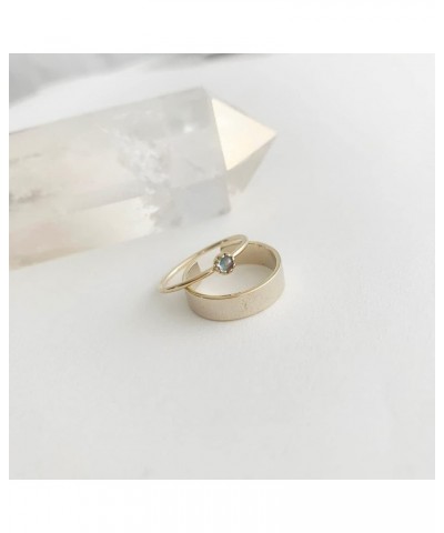 Solar Mini Mood Ring in Gold, Rose Gold, or Silver | Minimalist, Delicate Jewelry Gold 7 $11.52 Rings